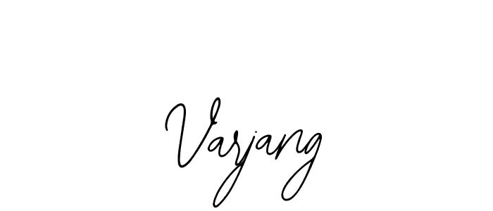 How to make Varjang name signature. Use Bearetta-2O07w style for creating short signs online. This is the latest handwritten sign. Varjang signature style 12 images and pictures png