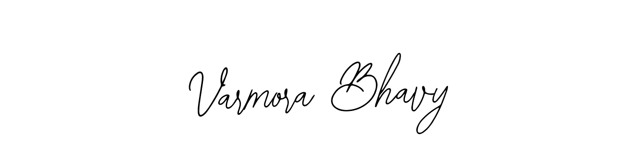Varmora Bhavy stylish signature style. Best Handwritten Sign (Bearetta-2O07w) for my name. Handwritten Signature Collection Ideas for my name Varmora Bhavy. Varmora Bhavy signature style 12 images and pictures png