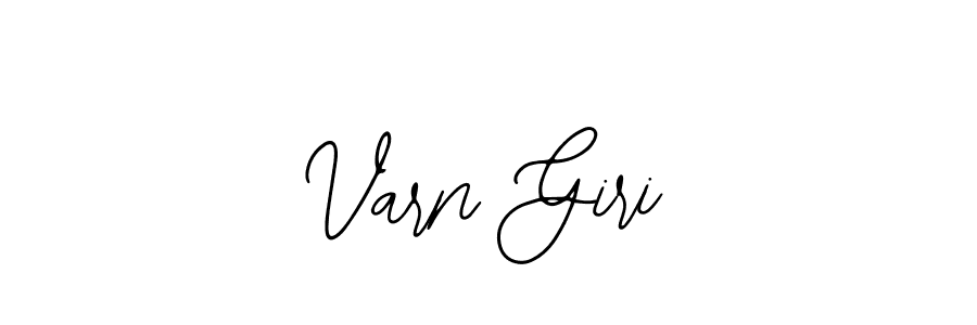 if you are searching for the best signature style for your name Varn Giri. so please give up your signature search. here we have designed multiple signature styles  using Bearetta-2O07w. Varn Giri signature style 12 images and pictures png