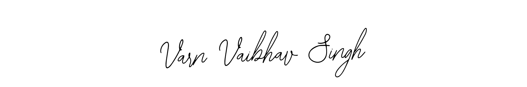 Design your own signature with our free online signature maker. With this signature software, you can create a handwritten (Bearetta-2O07w) signature for name Varn Vaibhav Singh. Varn Vaibhav Singh signature style 12 images and pictures png