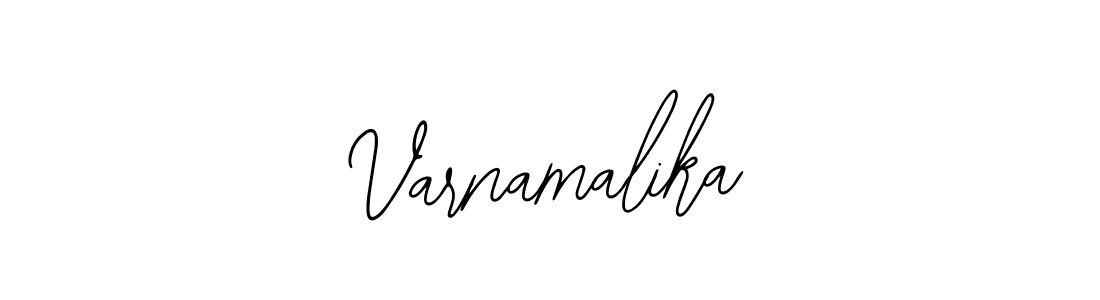 How to make Varnamalika signature? Bearetta-2O07w is a professional autograph style. Create handwritten signature for Varnamalika name. Varnamalika signature style 12 images and pictures png