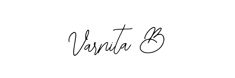 Make a beautiful signature design for name Varnita B. With this signature (Bearetta-2O07w) style, you can create a handwritten signature for free. Varnita B signature style 12 images and pictures png