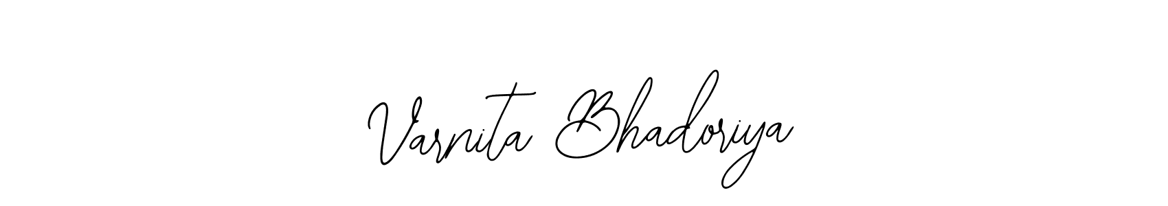 This is the best signature style for the Varnita Bhadoriya name. Also you like these signature font (Bearetta-2O07w). Mix name signature. Varnita Bhadoriya signature style 12 images and pictures png