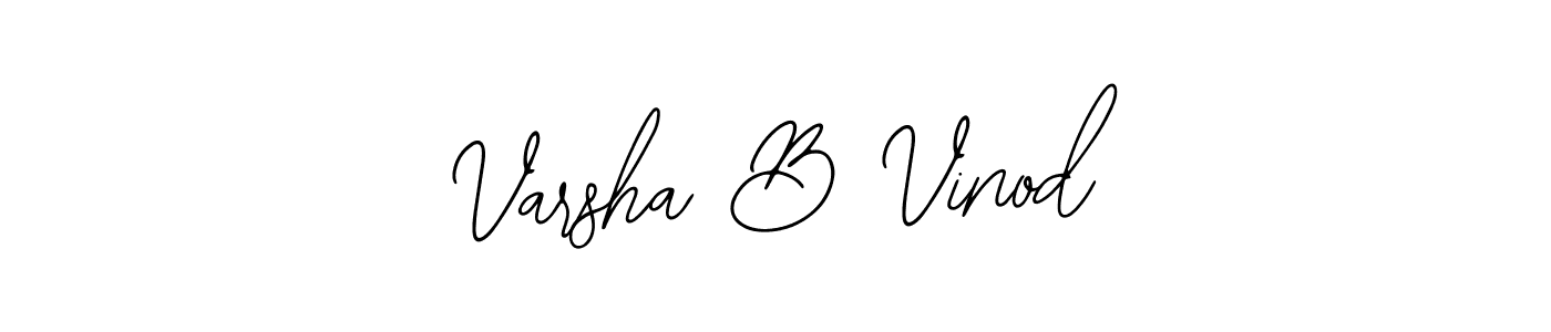 Varsha B Vinod stylish signature style. Best Handwritten Sign (Bearetta-2O07w) for my name. Handwritten Signature Collection Ideas for my name Varsha B Vinod. Varsha B Vinod signature style 12 images and pictures png