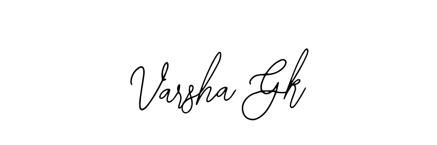 Once you've used our free online signature maker to create your best signature Bearetta-2O07w style, it's time to enjoy all of the benefits that Varsha Gk name signing documents. Varsha Gk signature style 12 images and pictures png