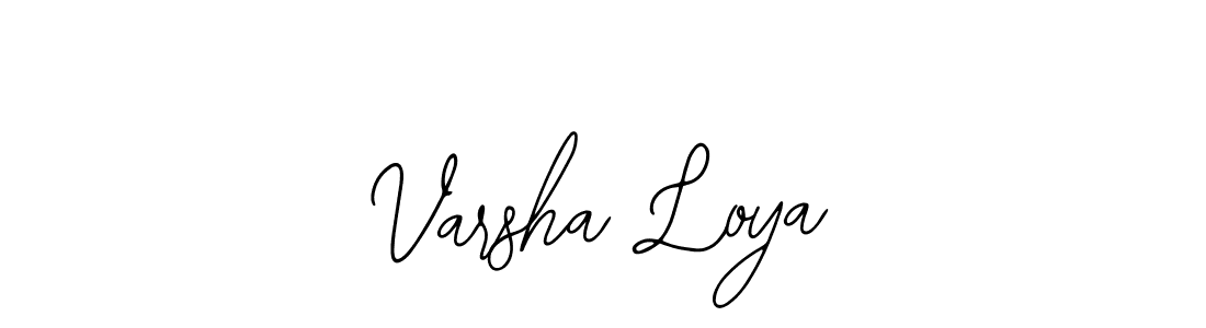 Also You can easily find your signature by using the search form. We will create Varsha Loya name handwritten signature images for you free of cost using Bearetta-2O07w sign style. Varsha Loya signature style 12 images and pictures png