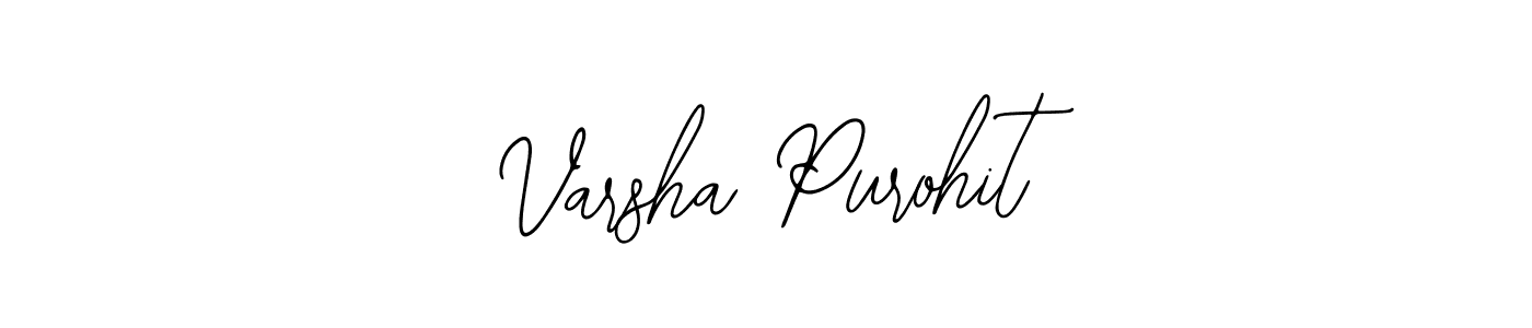 Make a beautiful signature design for name Varsha Purohit. Use this online signature maker to create a handwritten signature for free. Varsha Purohit signature style 12 images and pictures png
