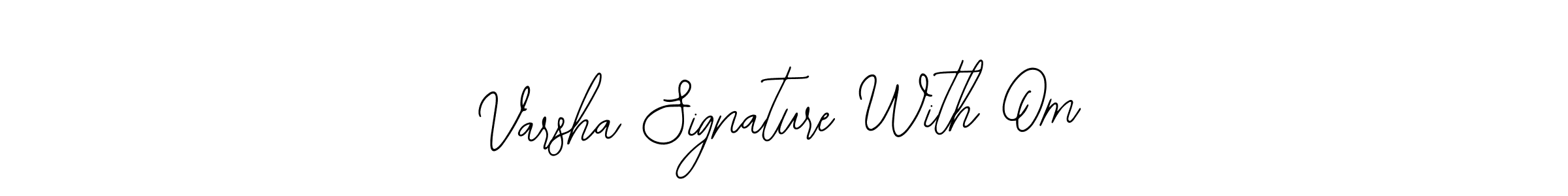 Varsha Signature With Om stylish signature style. Best Handwritten Sign (Bearetta-2O07w) for my name. Handwritten Signature Collection Ideas for my name Varsha Signature With Om. Varsha Signature With Om signature style 12 images and pictures png