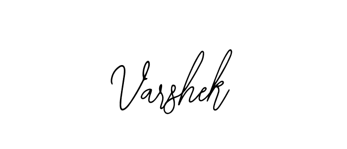 Create a beautiful signature design for name Varshek. With this signature (Bearetta-2O07w) fonts, you can make a handwritten signature for free. Varshek signature style 12 images and pictures png