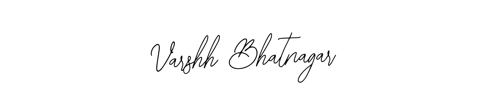 if you are searching for the best signature style for your name Varshh Bhatnagar. so please give up your signature search. here we have designed multiple signature styles  using Bearetta-2O07w. Varshh Bhatnagar signature style 12 images and pictures png