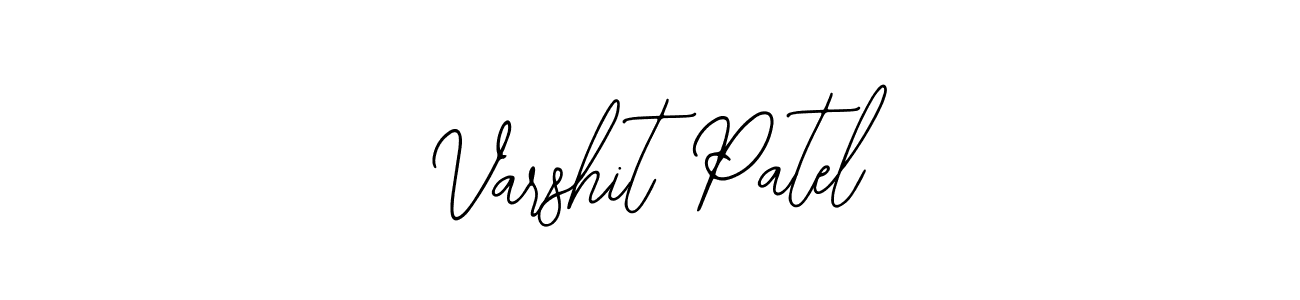 This is the best signature style for the Varshit Patel name. Also you like these signature font (Bearetta-2O07w). Mix name signature. Varshit Patel signature style 12 images and pictures png