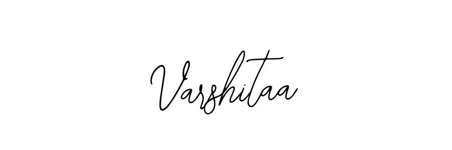 How to make Varshitaa signature? Bearetta-2O07w is a professional autograph style. Create handwritten signature for Varshitaa name. Varshitaa signature style 12 images and pictures png