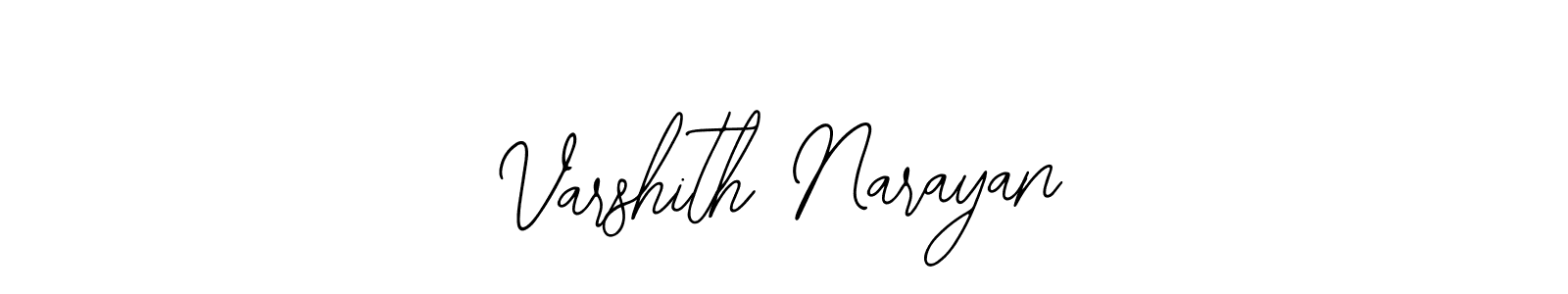 Make a beautiful signature design for name Varshith Narayan. With this signature (Bearetta-2O07w) style, you can create a handwritten signature for free. Varshith Narayan signature style 12 images and pictures png