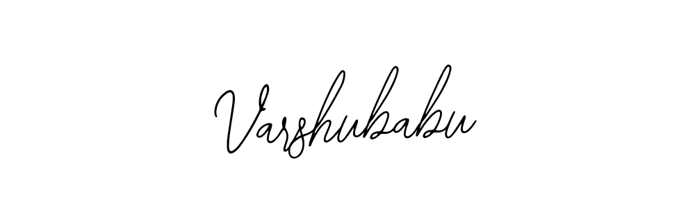 How to make Varshubabu name signature. Use Bearetta-2O07w style for creating short signs online. This is the latest handwritten sign. Varshubabu signature style 12 images and pictures png