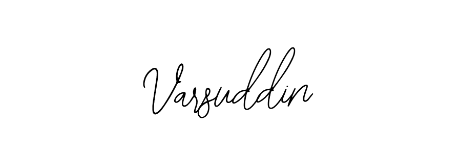 How to make Varsuddin signature? Bearetta-2O07w is a professional autograph style. Create handwritten signature for Varsuddin name. Varsuddin signature style 12 images and pictures png