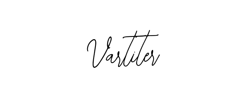 Use a signature maker to create a handwritten signature online. With this signature software, you can design (Bearetta-2O07w) your own signature for name Vartiter. Vartiter signature style 12 images and pictures png