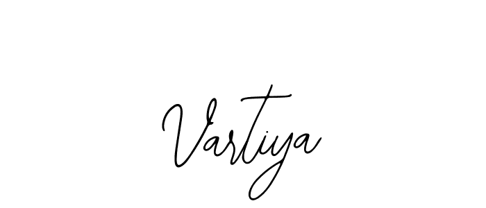 How to make Vartiya name signature. Use Bearetta-2O07w style for creating short signs online. This is the latest handwritten sign. Vartiya signature style 12 images and pictures png