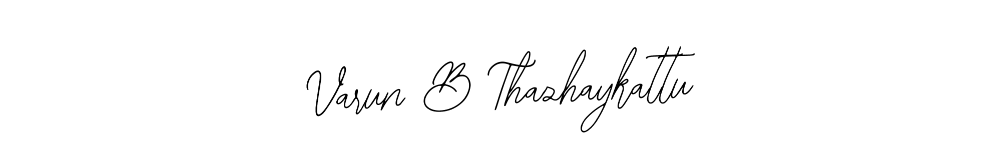 You can use this online signature creator to create a handwritten signature for the name Varun B Thazhaykattu. This is the best online autograph maker. Varun B Thazhaykattu signature style 12 images and pictures png