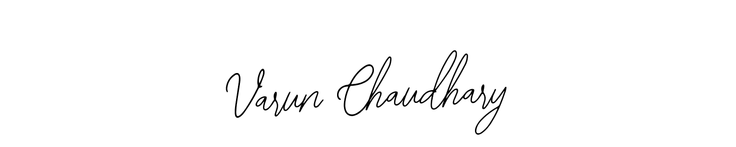 Design your own signature with our free online signature maker. With this signature software, you can create a handwritten (Bearetta-2O07w) signature for name Varun Chaudhary. Varun Chaudhary signature style 12 images and pictures png