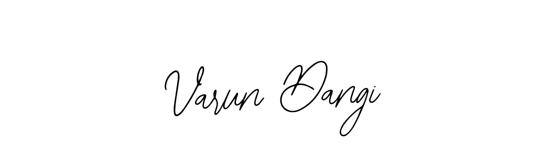Varun Dangi stylish signature style. Best Handwritten Sign (Bearetta-2O07w) for my name. Handwritten Signature Collection Ideas for my name Varun Dangi. Varun Dangi signature style 12 images and pictures png