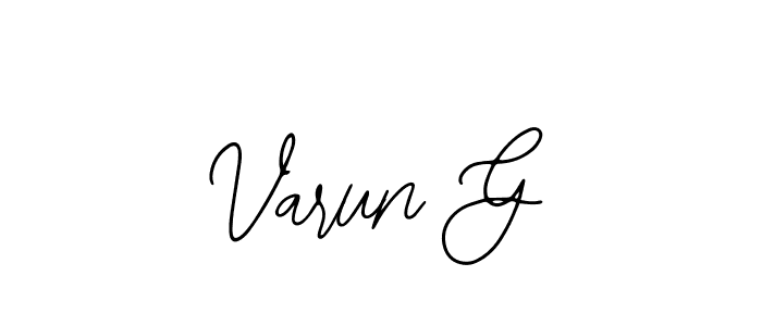 See photos of Varun G official signature by Spectra . Check more albums & portfolios. Read reviews & check more about Bearetta-2O07w font. Varun G signature style 12 images and pictures png