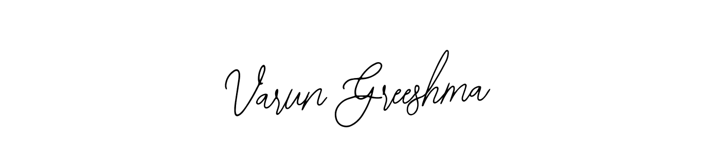How to Draw Varun Greeshma signature style? Bearetta-2O07w is a latest design signature styles for name Varun Greeshma. Varun Greeshma signature style 12 images and pictures png