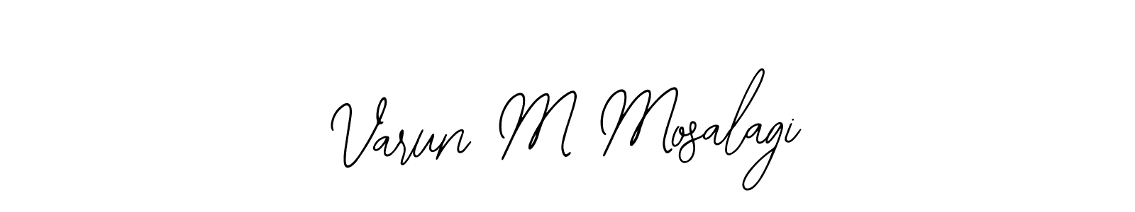 Make a beautiful signature design for name Varun M Mosalagi. With this signature (Bearetta-2O07w) style, you can create a handwritten signature for free. Varun M Mosalagi signature style 12 images and pictures png