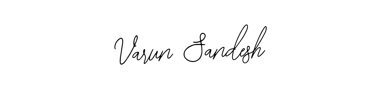 The best way (Bearetta-2O07w) to make a short signature is to pick only two or three words in your name. The name Varun Sandesh include a total of six letters. For converting this name. Varun Sandesh signature style 12 images and pictures png