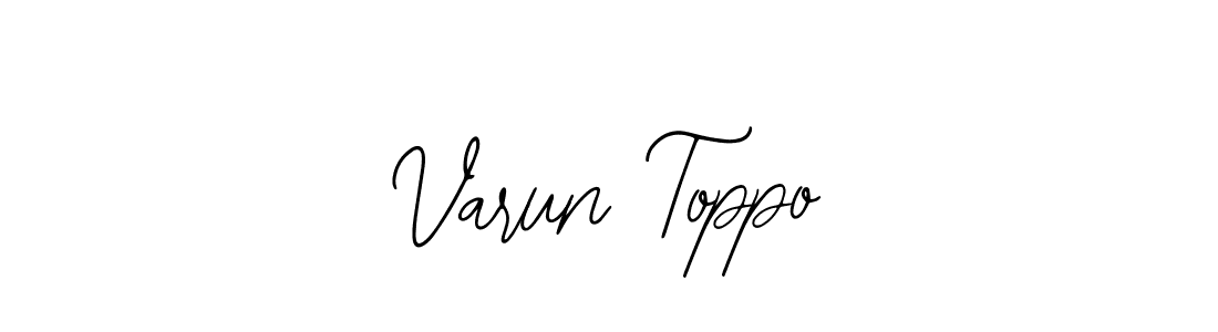 if you are searching for the best signature style for your name Varun Toppo. so please give up your signature search. here we have designed multiple signature styles  using Bearetta-2O07w. Varun Toppo signature style 12 images and pictures png
