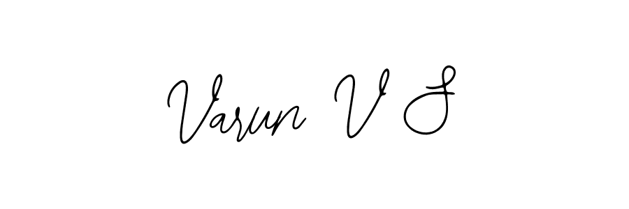 Create a beautiful signature design for name Varun V S. With this signature (Bearetta-2O07w) fonts, you can make a handwritten signature for free. Varun V S signature style 12 images and pictures png