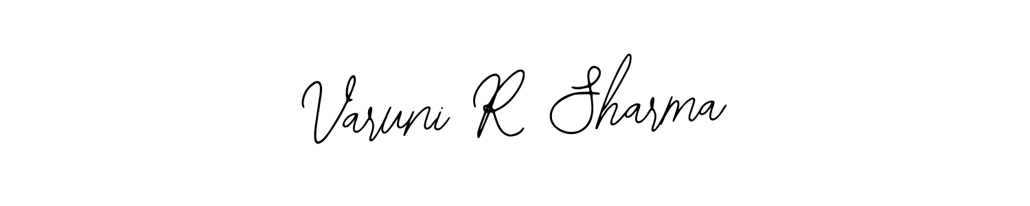 How to make Varuni R Sharma signature? Bearetta-2O07w is a professional autograph style. Create handwritten signature for Varuni R Sharma name. Varuni R Sharma signature style 12 images and pictures png