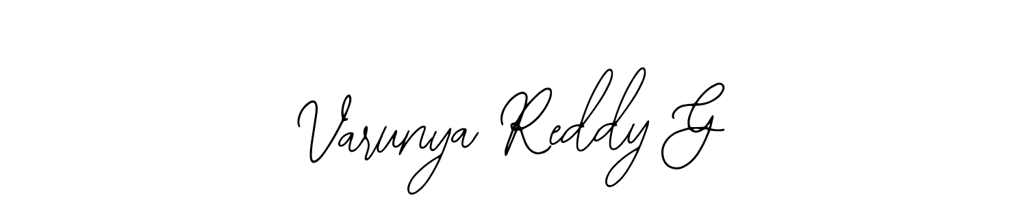 Once you've used our free online signature maker to create your best signature Bearetta-2O07w style, it's time to enjoy all of the benefits that Varunya Reddy G name signing documents. Varunya Reddy G signature style 12 images and pictures png