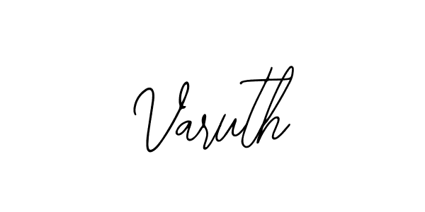 Design your own signature with our free online signature maker. With this signature software, you can create a handwritten (Bearetta-2O07w) signature for name Varuth. Varuth signature style 12 images and pictures png