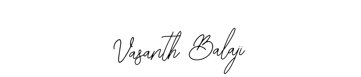 Make a beautiful signature design for name Vasanth Balaji. Use this online signature maker to create a handwritten signature for free. Vasanth Balaji signature style 12 images and pictures png