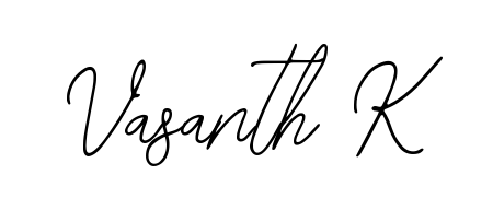 Use a signature maker to create a handwritten signature online. With this signature software, you can design (Bearetta-2O07w) your own signature for name Vasanth K. Vasanth K signature style 12 images and pictures png