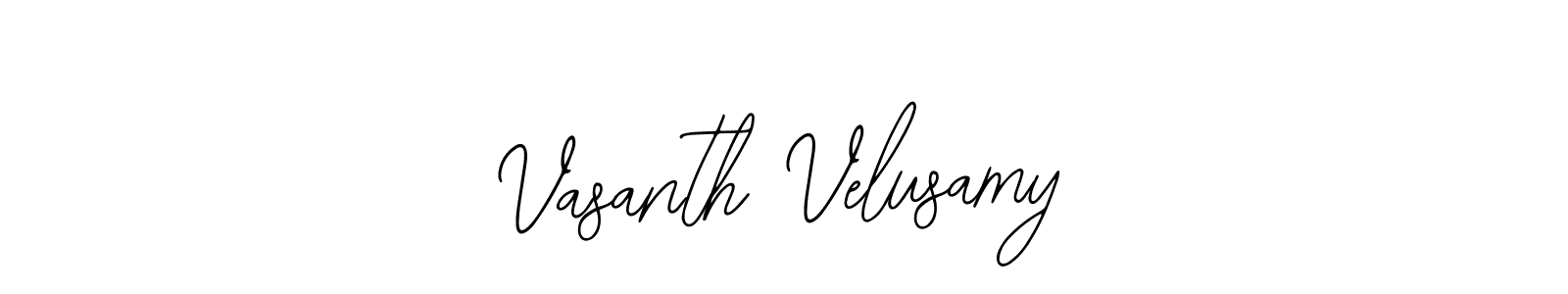 Make a short Vasanth Velusamy signature style. Manage your documents anywhere anytime using Bearetta-2O07w. Create and add eSignatures, submit forms, share and send files easily. Vasanth Velusamy signature style 12 images and pictures png