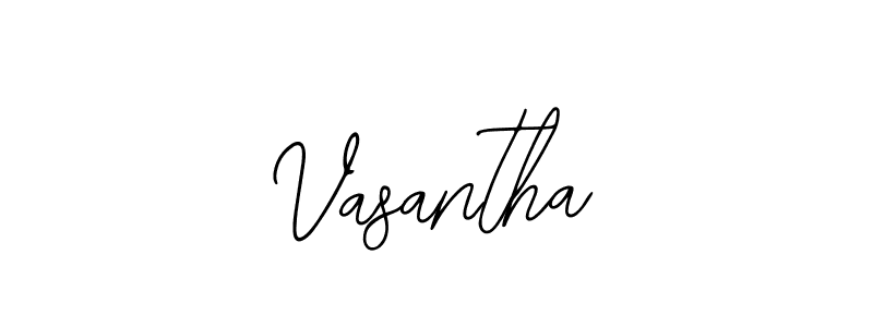 Use a signature maker to create a handwritten signature online. With this signature software, you can design (Bearetta-2O07w) your own signature for name Vasantha. Vasantha signature style 12 images and pictures png