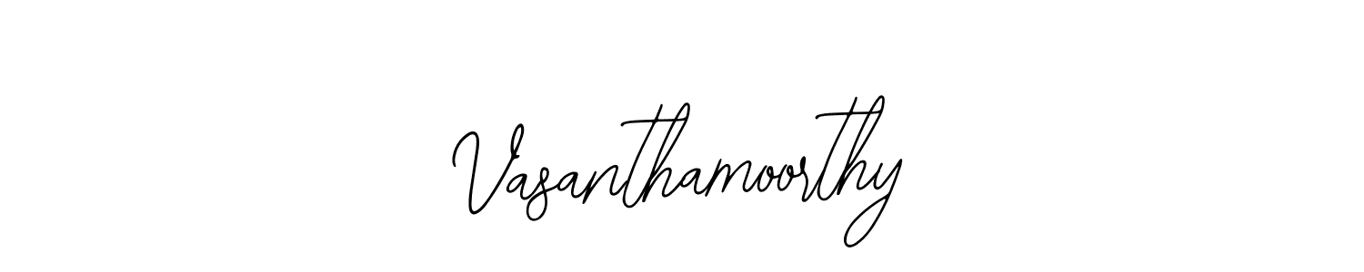 You should practise on your own different ways (Bearetta-2O07w) to write your name (Vasanthamoorthy) in signature. don't let someone else do it for you. Vasanthamoorthy signature style 12 images and pictures png