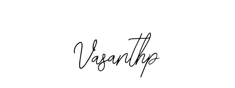 How to make Vasanthp signature? Bearetta-2O07w is a professional autograph style. Create handwritten signature for Vasanthp name. Vasanthp signature style 12 images and pictures png