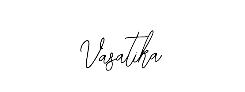 How to make Vasatika signature? Bearetta-2O07w is a professional autograph style. Create handwritten signature for Vasatika name. Vasatika signature style 12 images and pictures png