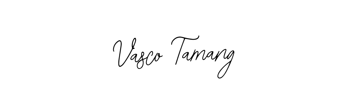 It looks lik you need a new signature style for name Vasco Tamang. Design unique handwritten (Bearetta-2O07w) signature with our free signature maker in just a few clicks. Vasco Tamang signature style 12 images and pictures png