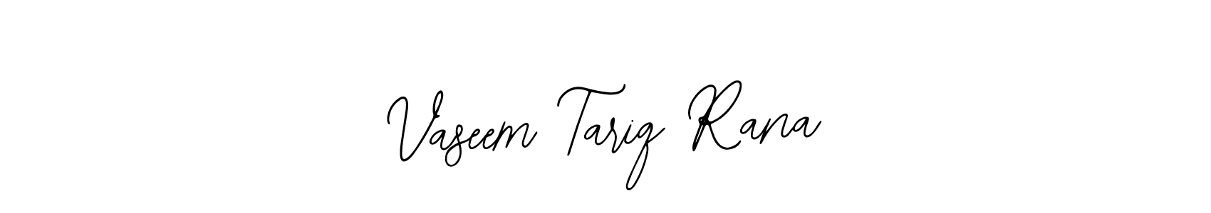 The best way (Bearetta-2O07w) to make a short signature is to pick only two or three words in your name. The name Vaseem Tariq Rana include a total of six letters. For converting this name. Vaseem Tariq Rana signature style 12 images and pictures png