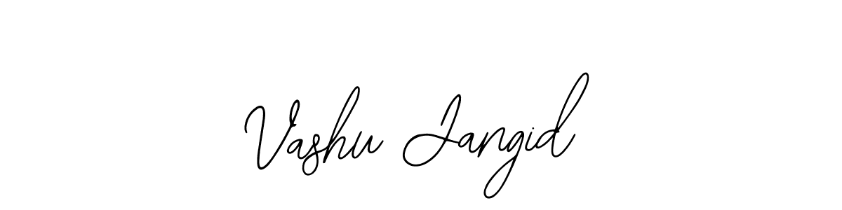 Make a short Vashu Jangid signature style. Manage your documents anywhere anytime using Bearetta-2O07w. Create and add eSignatures, submit forms, share and send files easily. Vashu Jangid signature style 12 images and pictures png
