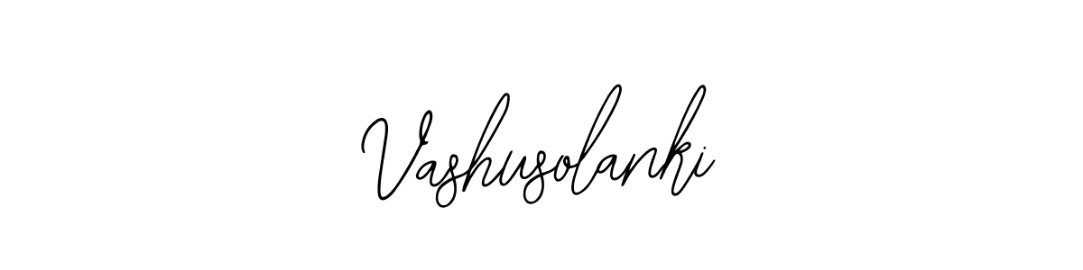 How to make Vashusolanki signature? Bearetta-2O07w is a professional autograph style. Create handwritten signature for Vashusolanki name. Vashusolanki signature style 12 images and pictures png