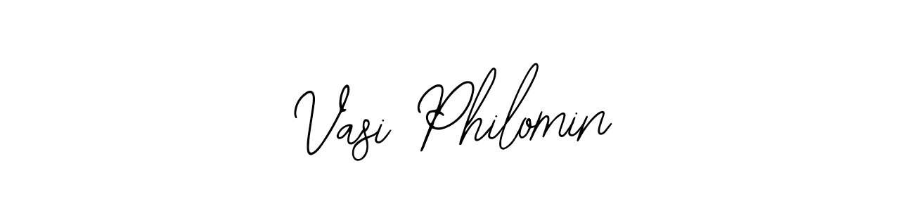 How to Draw Vasi Philomin signature style? Bearetta-2O07w is a latest design signature styles for name Vasi Philomin. Vasi Philomin signature style 12 images and pictures png