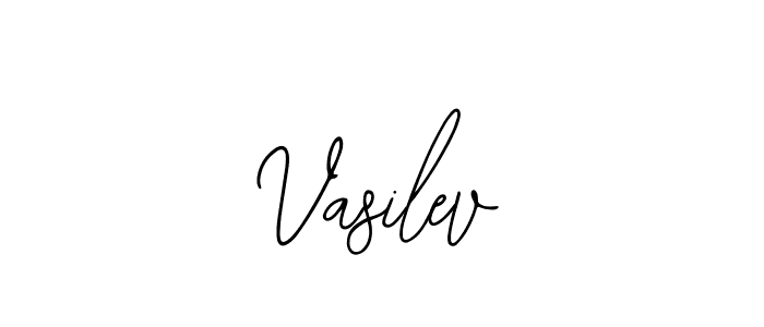 Use a signature maker to create a handwritten signature online. With this signature software, you can design (Bearetta-2O07w) your own signature for name Vasilev. Vasilev signature style 12 images and pictures png