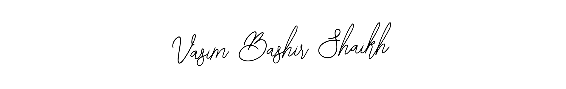 How to Draw Vasim Bashir Shaikh signature style? Bearetta-2O07w is a latest design signature styles for name Vasim Bashir Shaikh. Vasim Bashir Shaikh signature style 12 images and pictures png