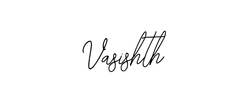 How to make Vasishth name signature. Use Bearetta-2O07w style for creating short signs online. This is the latest handwritten sign. Vasishth signature style 12 images and pictures png