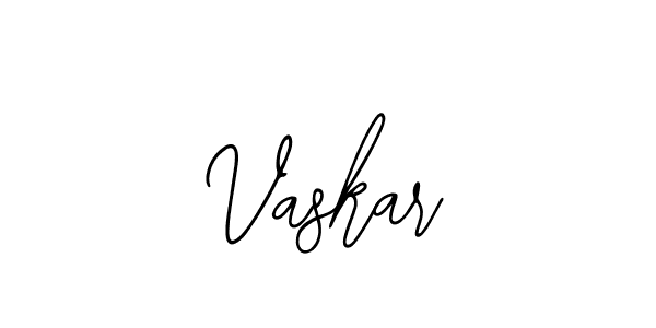 How to make Vaskar name signature. Use Bearetta-2O07w style for creating short signs online. This is the latest handwritten sign. Vaskar signature style 12 images and pictures png