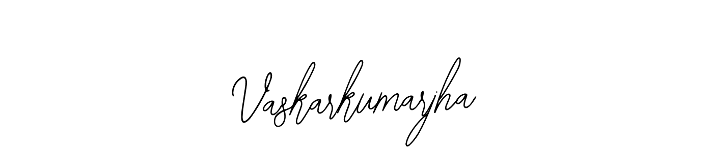 How to make Vaskarkumarjha name signature. Use Bearetta-2O07w style for creating short signs online. This is the latest handwritten sign. Vaskarkumarjha signature style 12 images and pictures png
